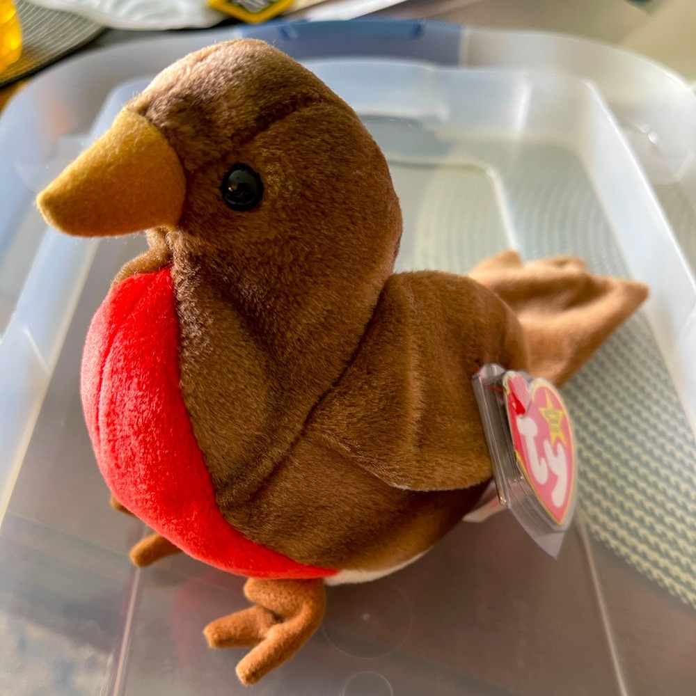 TY Beanie Baby “Early” The Red Bird - Tag Errors